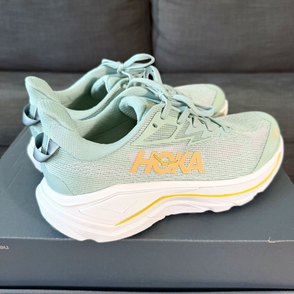 Hoka One One Challenger 8 Jade Cosmic Green Trail Running Shoes Women's 10D Wide - Picture 4 of 12
